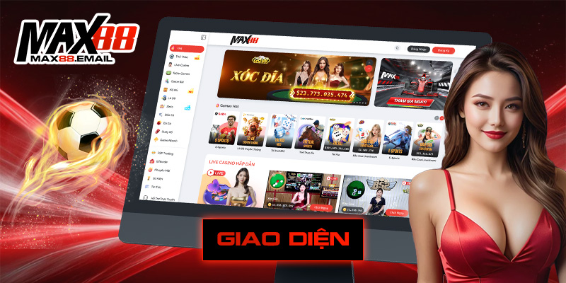 Giao diện tổng quan về max88