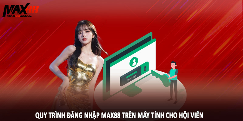 Đăng Nhập MAX88 1 Quy trình đăng nhập MAX88 trên máy tính cho hội viên