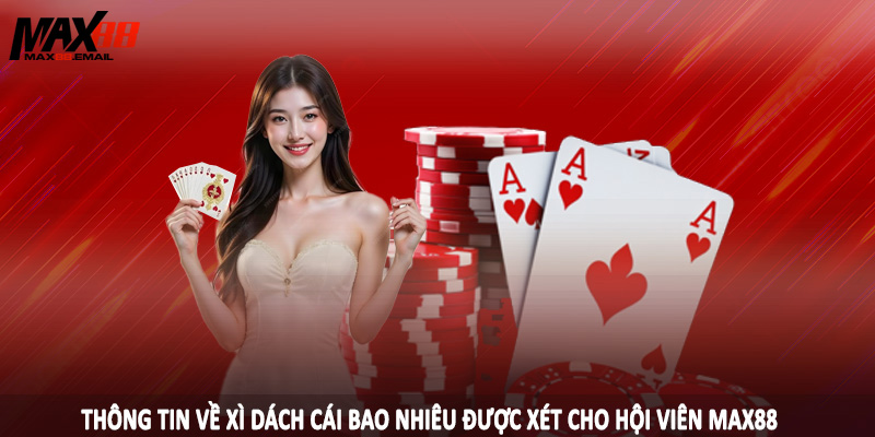 Xì Dách Cái Bao Nhiêu Được Xét MAX88 - Giải Đáp Chi Tiết 2025 1 Thông tin về xì dách cái bao nhiêu được xét cho hội viên MAX88