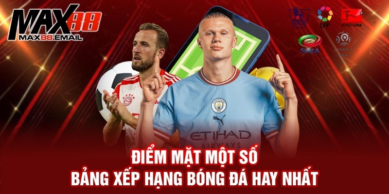 Bảng xếp hạng bóng đá: Tấm gương phản chiếu trận đấu 3 Điểm mặt một số bảng xếp hạng bóng đá hay nhất