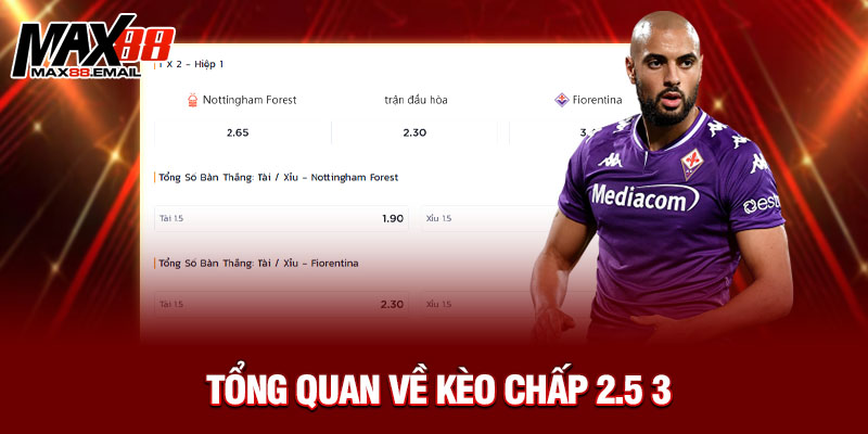 Kèo Chấp 2.5 3 Là Gì? Tìm Hiểu Chi Tiết Và Cách Đặt Cược Hiệu Quả Cùng Max88 1 Tổng quan về kèo chấp 2.5 3